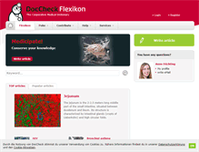 Tablet Screenshot of flexikon.doccheck.com