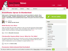 Tablet Screenshot of news.doccheck.com