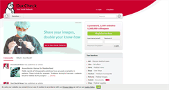 Desktop Screenshot of doccheck.com