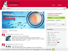 Tablet Screenshot of doccheck.com
